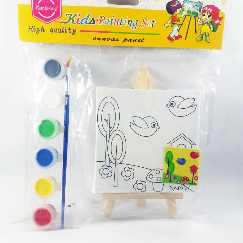 Keep Smiling 1010DIY Kids Canvas Painting Set