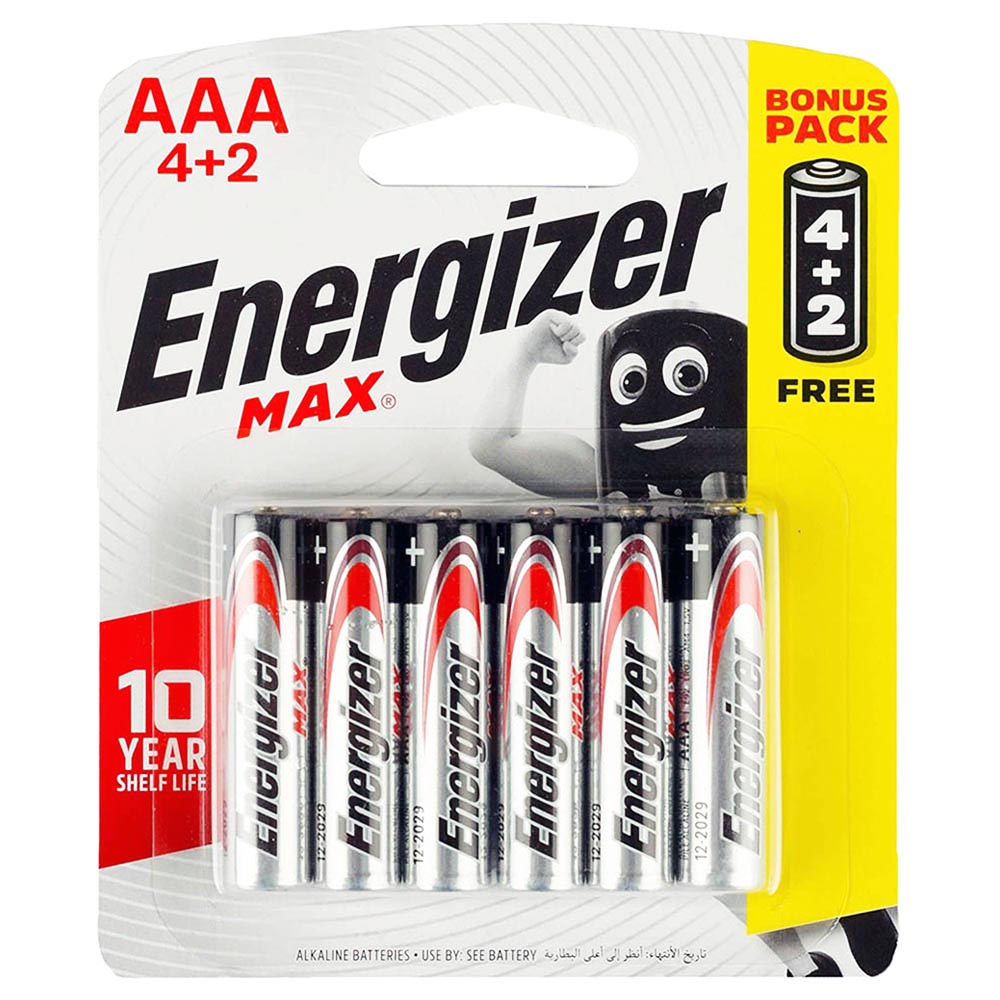 Energizer Max AA Alkaline Batteries x8